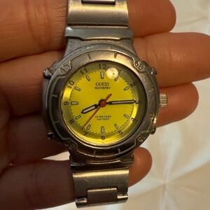 GUESS Waterpro Yellow Dial Watch
